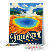 Cargar imagen en el visor de la galería, Parque Nacional de Yellowstone, Gran Fuente Prismática - Wyoming
