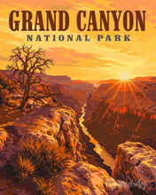 Cargar imagen en el visor de la galería, Pintar por numeros Figured'Art - Parque Nacional del Gran Cañón - Arizona