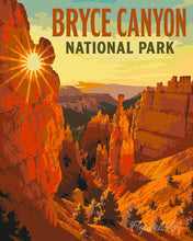 Cargar imagen en el visor de la galería, Pintar por numeros Figured'Art - Parque Nacional del Cañón Bryce - Utah