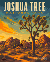 Cargar imagen en el visor de la galería, Pintar por numeros Figured'Art - Parque nacional de Árboles de Josué - California