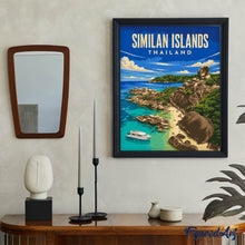Cargar imagen en el visor de la galería, Póster de Viaje Islas Similan