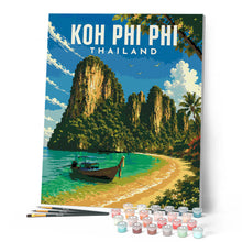 Cargar imagen en el visor de la galería, Póster de Viaje Islas Phi Phi