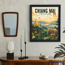 Cargar imagen en el visor de la galería, Póster de viaje Chiang Mai