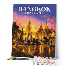 Cargar imagen en el visor de la galería, Póster de viaje Bangkok, Templo del Buda de Esmeralda