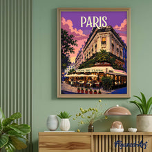 Cargar imagen en el visor de la galería, Póster de viaje Café de Flore