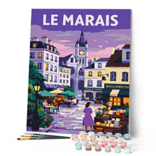 Cargar imagen en el visor de la galería, Póster de viaje Le Marais