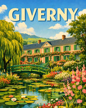 Cargar imagen en el visor de la galería, Pintar por numeros Figured'Art - Póster de viaje Giverny