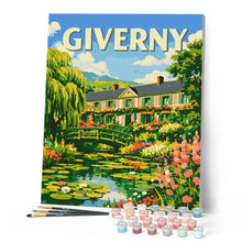 Cargar imagen en el visor de la galería, Póster de viaje Giverny