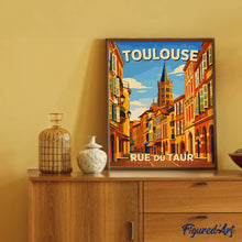 Cargar imagen en el visor de la galería, Póster de viaje Rue du Taur