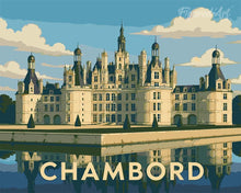 Cargar imagen en el visor de la galería, Pintar por numeros Figured'Art - Castillo de Chambord