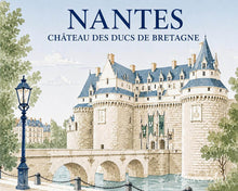 Cargar imagen en el visor de la galería, Pintar por numeros Figured'Art - Castillo de los Duques de Bretaña, Nantes