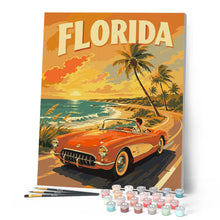 Cargar imagen en el visor de la galería, Póster vintage de Florida