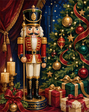 Cargar imagen en el visor de la galería, Pintar por numeros Figured'Art - Cascanueces de Navidad