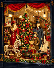 Cargar imagen en el visor de la galería, Pintar por numeros Figured'Art - Tienda de juguetes de Navidad