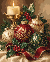 Cargar imagen en el visor de la galería, Pintar por numeros Figured'Art - Adornos navideños festivos