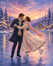 Cargar imagen en el visor de la galería, Pintar por numeros Figured'Art - Amor de invierno
