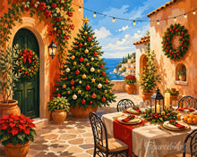 Cargar imagen en el visor de la galería, Pintar por numeros Figured'Art - Navidad junto al mar