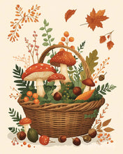 Cargar imagen en el visor de la galería, Pintar por numeros Figured'Art - Cesta de otoño