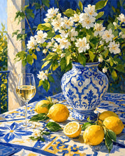 Cargar imagen en el visor de la galería, Pintar por numeros Figured'Art - Floración mediterránea