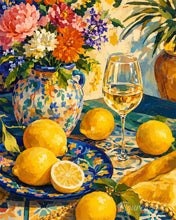 Cargar imagen en el visor de la galería, Pintar por numeros Figured'Art - Aperitivo bañado por el sol