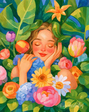 Cargar imagen en el visor de la galería, Pintar por numeros Figured'Art - Niño flor
