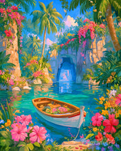 Cargar imagen en el visor de la galería, Pintar por numeros Figured'Art - Laguna secreta