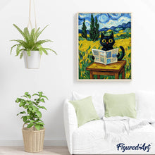 Cargar imagen en el visor de la galería, El gato curioso de Van Gogh