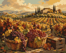 Cargar imagen en el visor de la galería, Pintar por numeros Figured'Art - Vendimia de Otoño