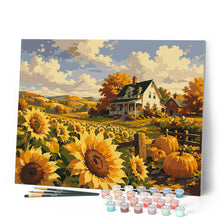 Cargar imagen en el visor de la galería, Campo de Girasoles y Granja Blanca