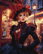 Cargar imagen en el visor de la galería, Pintar por numeros Figured'Art - Mujer parisina