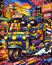 Cargar imagen en el visor de la galería, Pintar por numeros Figured'Art - Tuk-tuk de Bangkok