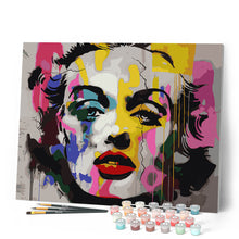 Cargar imagen en el visor de la galería, Retrato de graffiti Pop Art