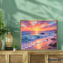 Cargar imagen en el visor de la galería, Hora dorada junto al mar