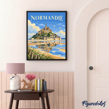 Cargar imagen en el visor de la galería, Póster de Viaje Normandía