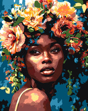 Cargar imagen en el visor de la galería, Pintar por numeros Figured'Art - Belleza de Corona Floral