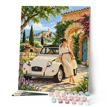 Cargar imagen en el visor de la galería, Citroën 2CV en el Portal Floreado