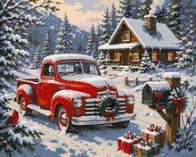 Cargar imagen en el visor de la galería, Pintar por numeros Figured'Art - Navidad entre Pinos