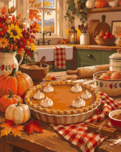 Cargar imagen en el visor de la galería, Pintar por numeros Figured'Art - Tarta de Otoño