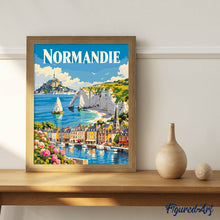 Cargar imagen en el visor de la galería, Póster de Viaje Primavera en Normandía