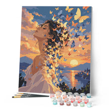 Cargar imagen en el visor de la galería, Sueños de Mariposas al Atardecer