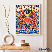 Cargar imagen en el visor de la galería, Zodiaco Retro Cáncer