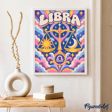 Cargar imagen en el visor de la galería, Zodiaco Retro Libra