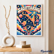 Cargar imagen en el visor de la galería, Zodiaco Retro Sagitario