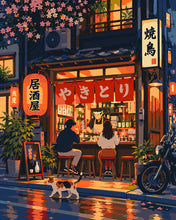Cargar imagen en el visor de la galería, Pintar por numeros Figured'Art - Cena al Anochecer