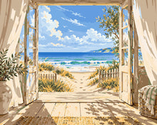 Cargar imagen en el visor de la galería, Pintar por numeros Figured'Art - Abierto al Mar