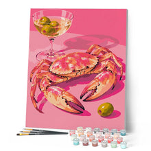 Cargar imagen en el visor de la galería, Cangrejo rosa con martini