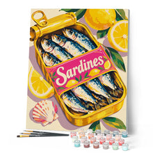 Cargar imagen en el visor de la galería, Lata vintage de sardinas