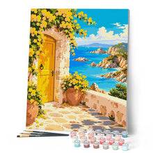 Cargar imagen en el visor de la galería, Terraza mediterránea junto al mar