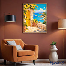 Cargar imagen en el visor de la galería, Terraza mediterránea junto al mar