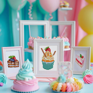 Mini Serie Diamond Painting - Dulces y Pasteles